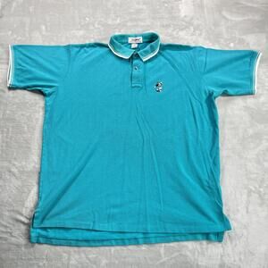 VTG Titliest Corbin Disney Mickey Mouse Golf Polo Shirt Men XXL Blue Cotton